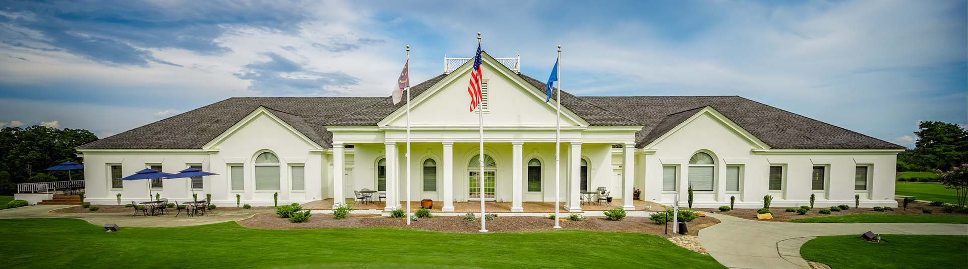 The Colonial clubhouse
