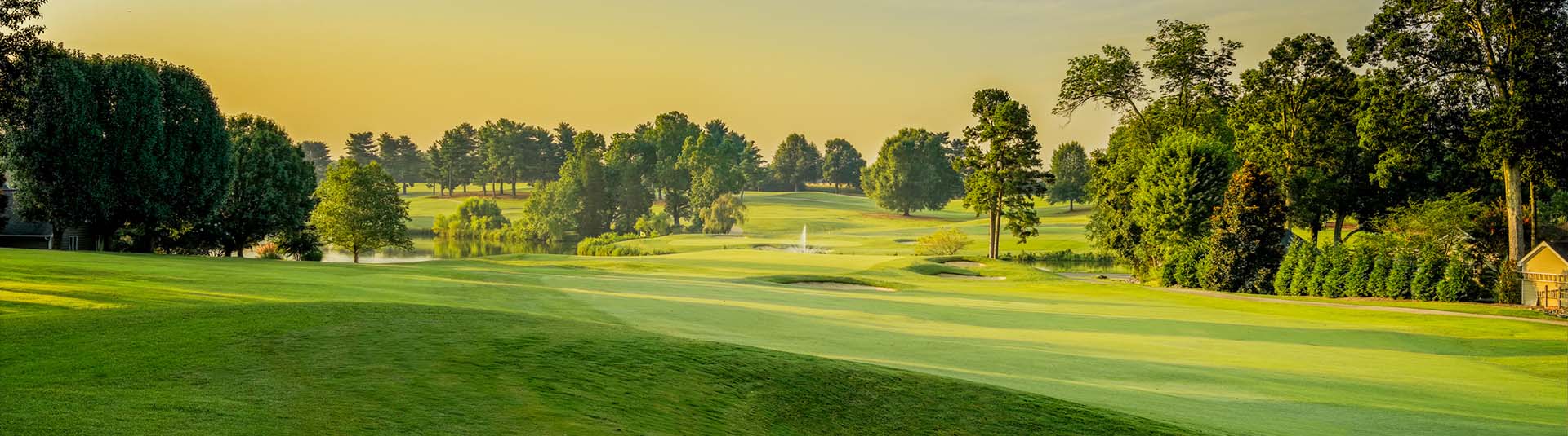Golden hour on the course