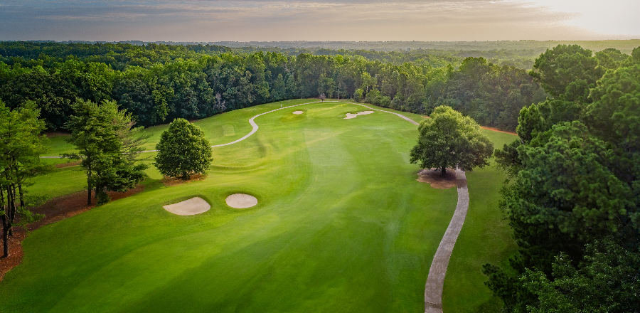 A fairway and green at Colonial
